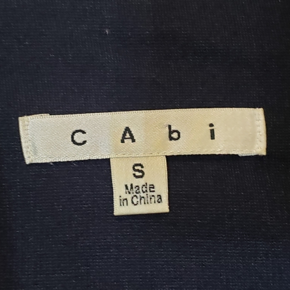 Cabi Womens Life Jacket Blazer Black & White Striped Size Small Stretch - Picture 4 of 16
